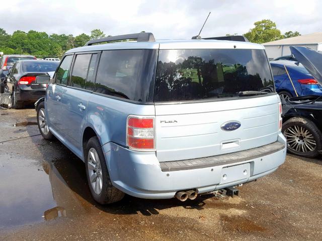 2FMDK51C09BA25392 - 2009 FORD FLEX SE BLUE photo 3