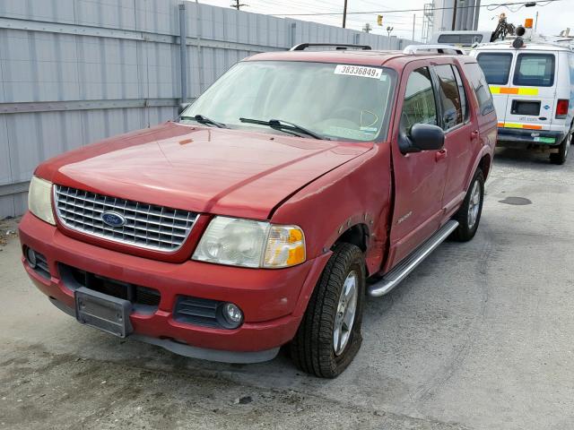 1FMDU65W44UA72044 - 2004 FORD EXPLORER L RED photo 2