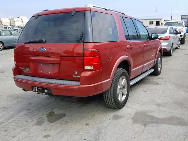 1FMDU65W44UA72044 - 2004 FORD EXPLORER L RED photo 4