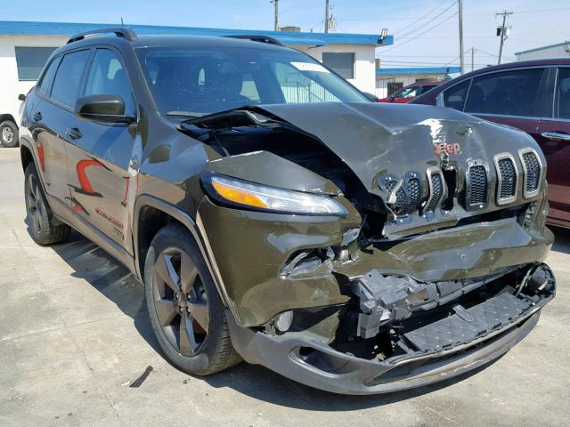 1C4PJLCB1GW346396 - 2016 JEEP CHEROKEE L GREEN photo 1