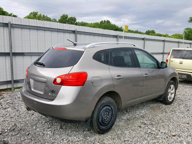 JN8AS58V99W192951 - 2009 NISSAN ROGUE S GRAY photo 4