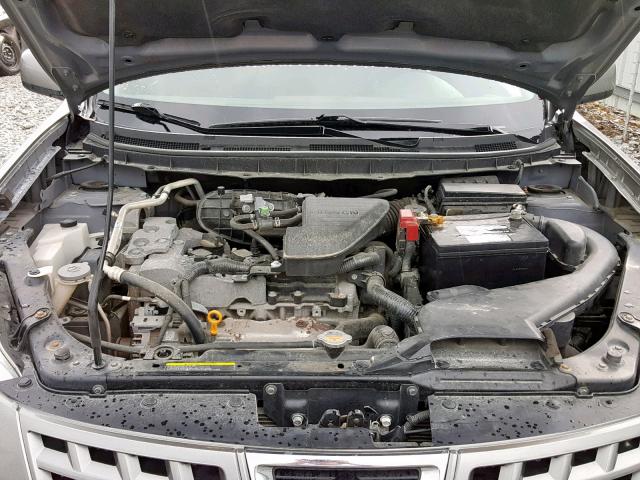 JN8AS58V99W192951 - 2009 NISSAN ROGUE S GRAY photo 7