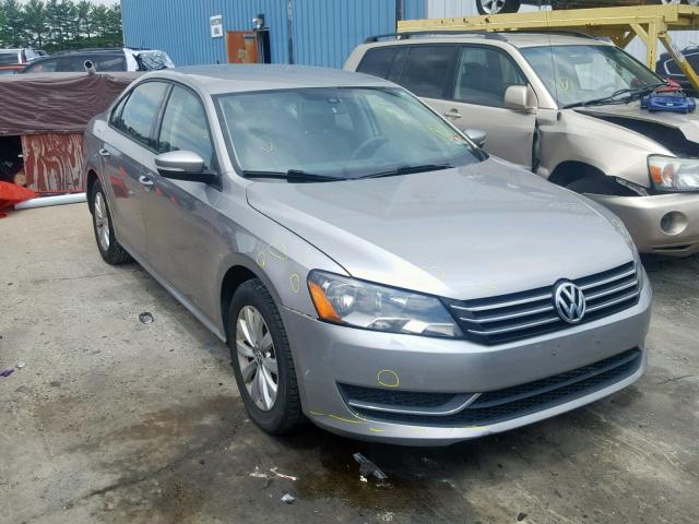 1VWAP7A35DC037404 - 2013 VOLKSWAGEN PASSAT S SILVER photo 1