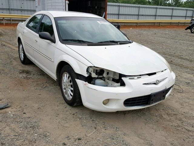 1C3EL56R12N217776 - 2002 CHRYSLER SEBRING LX WHITE photo 1