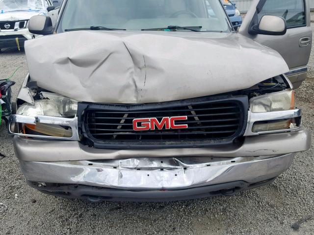 1GKFK16T91J312460 - 2001 GMC YUKON XL K GOLD photo 7