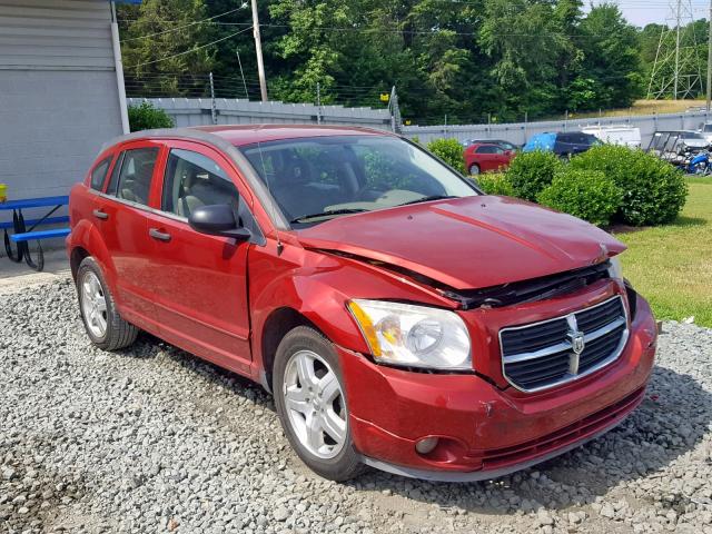 1B3HB48B67D215879 - 2007 DODGE CALIBER SX RED photo 1