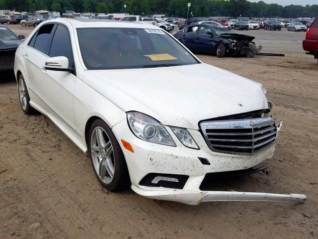 WDDHF5GB2BA499389 - 2011 MERCEDES-BENZ E 350 WHITE photo 1