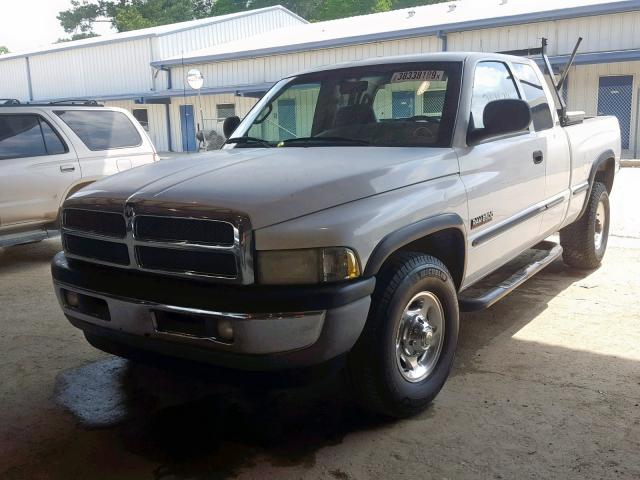 3B7KC23622M209882 - 2002 DODGE RAM 2500 WHITE photo 2