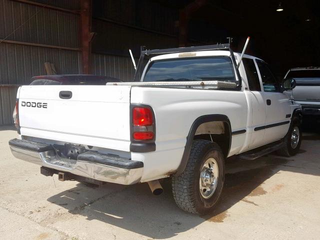 3B7KC23622M209882 - 2002 DODGE RAM 2500 WHITE photo 4