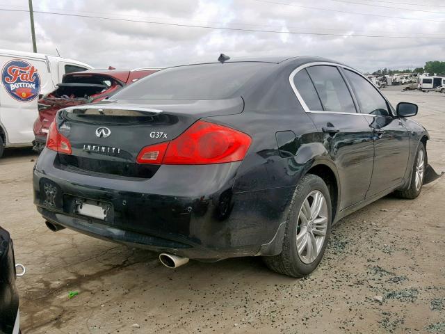 JN1CV6AR8DM769104 - 2013 INFINITI G37 BLACK photo 4