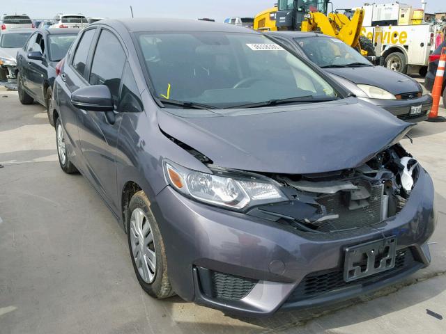 3HGGK5H53GM701632 - 2016 HONDA FIT LX GRAY photo 1