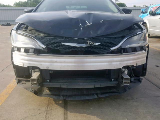 1C3CCCFB0FN560910 - 2015 CHRYSLER 200 LX BLACK photo 9