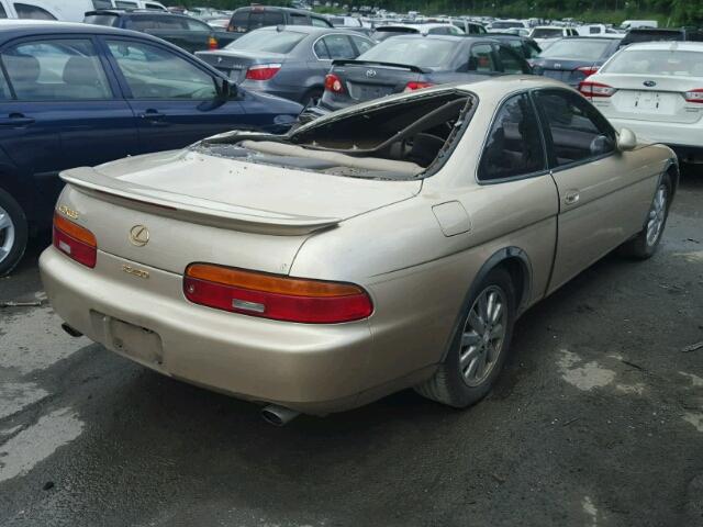 JT8UZ30C4N0010278 - 1992 LEXUS SC 400 TAN photo 4