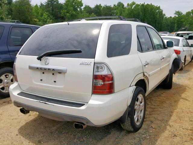 2HNYD18965H513427 - 2005 ACURA MDX TOURIN WHITE photo 4