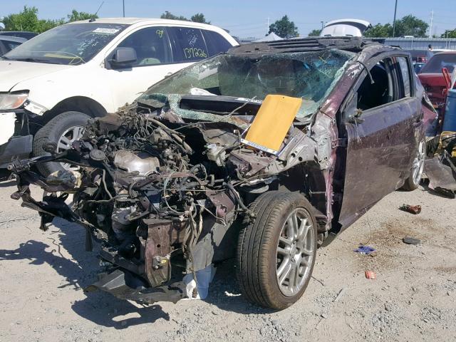 JTKDE177560114914 - 2006 TOYOTA SCION TC PURPLE photo 2