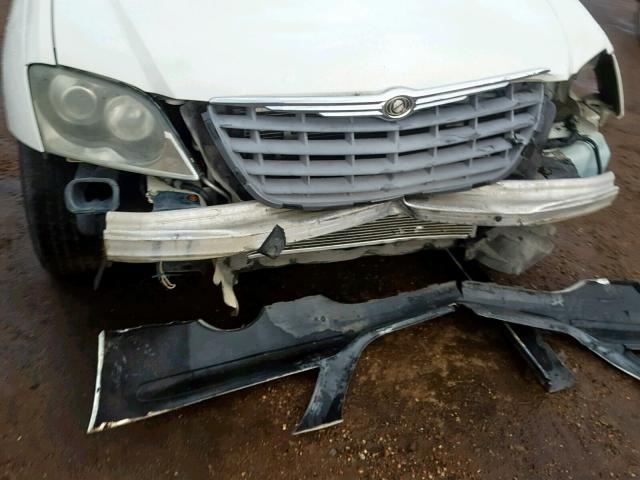 2C4GF48475R366854 - 2005 CHRYSLER PACIFICA WHITE photo 9