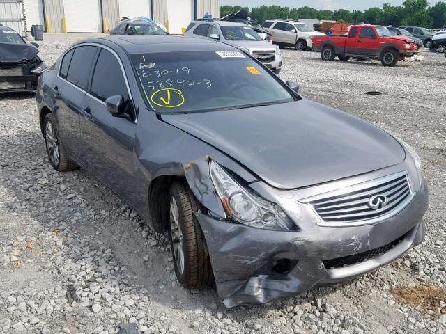 JN1CV6AR8DM754215 - 2013 INFINITI G37 GRAY photo 1