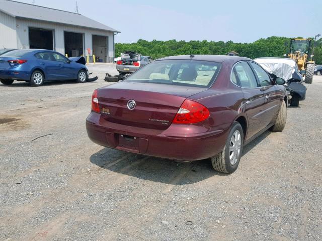 2G4WC582471218540 - 2007 BUICK LACROSSE C PURPLE photo 4