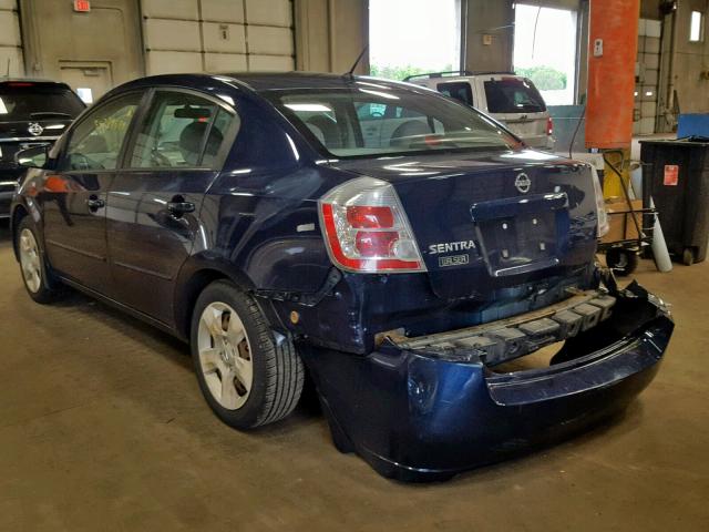 3N1AB61E18L717567 - 2008 NISSAN SENTRA 2.0 BLUE photo 3