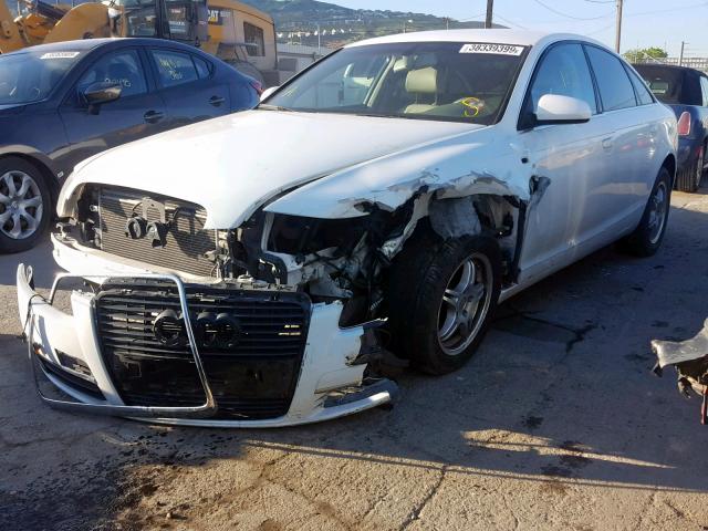 WAUAH74F67N048939 - 2007 AUDI A6 3.2 WHITE photo 2