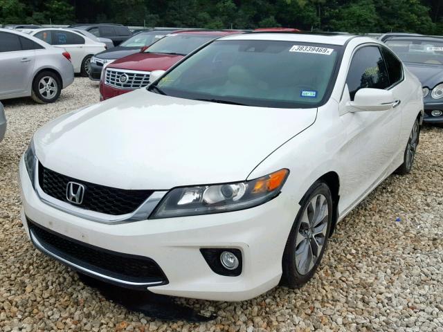 1HGCT1B89EA001339 - 2014 HONDA ACCORD EXL WHITE photo 2