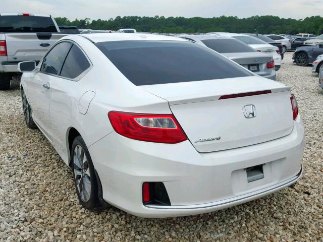 1HGCT1B89EA001339 - 2014 HONDA ACCORD EXL WHITE photo 3