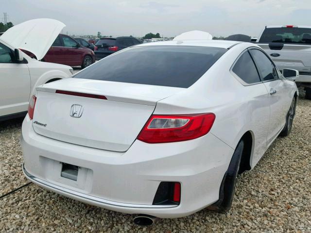 1HGCT1B89EA001339 - 2014 HONDA ACCORD EXL WHITE photo 4