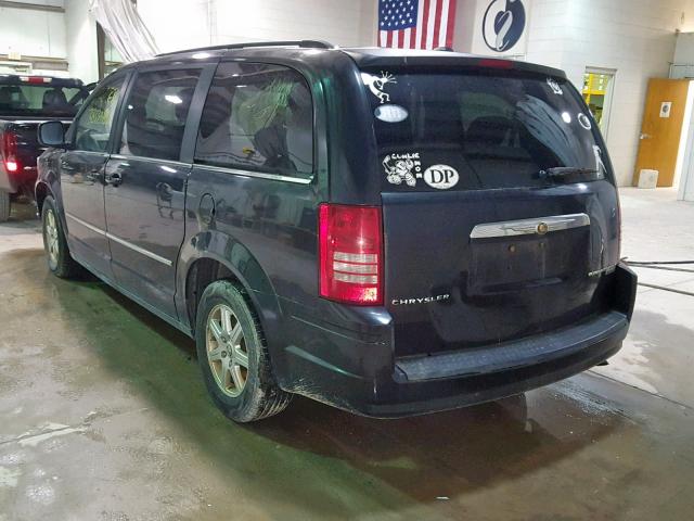 2A4RR5D17AR324478 - 2010 CHRYSLER TOWN & COU BLACK photo 3