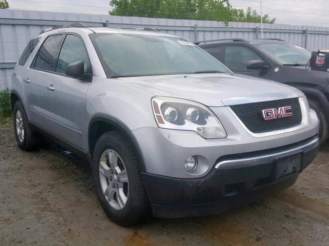 1GKLVLED6AJ117559 - 2010 GMC ACADIA SLE SILVER photo 1