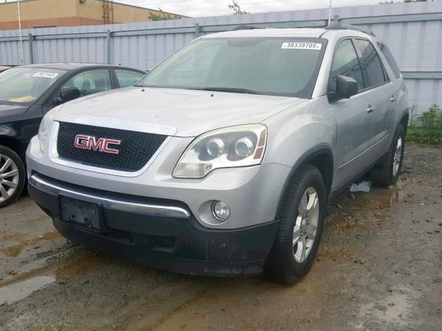 1GKLVLED6AJ117559 - 2010 GMC ACADIA SLE SILVER photo 2