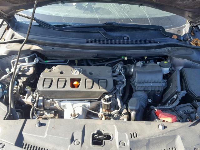 19VDE1F39FE003322 - 2015 ACURA ILX 20 GRAY photo 7