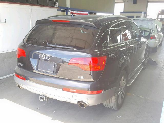 WA1BV74L28D067141 - 2008 AUDI Q7 4.2 QUA BLACK photo 4