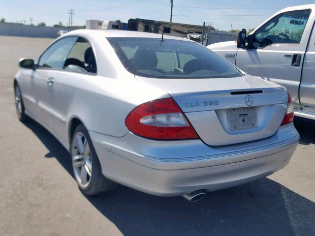 WDBTJ56J36F172311 - 2006 MERCEDES-BENZ CLK 350 SILVER photo 3