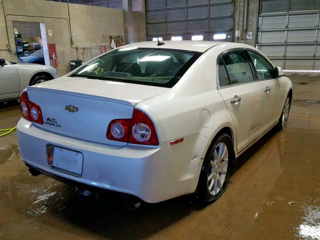 1G1ZE5E72AF222011 - 2010 CHEVROLET MALIBU LTZ თეთრი ფოტო 4