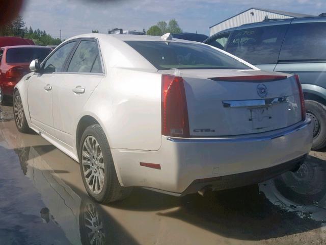 1G6DL5EG8A0106857 - 2010 CADILLAC CTS PERFOR WHITE photo 3