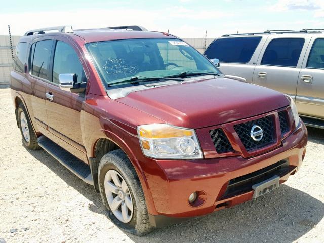 5N1BA0ND3CN621897 - 2012 NISSAN ARMADA SV MAROON photo 1