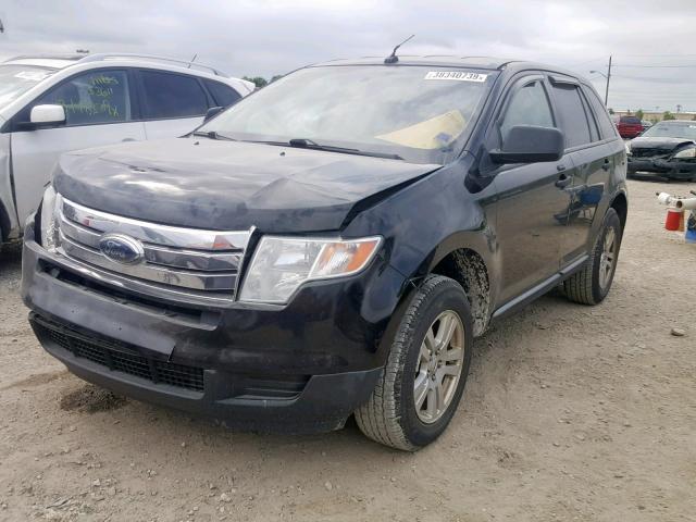 2FMDK36C18BA27812 - 2008 FORD EDGE SE BLACK photo 2