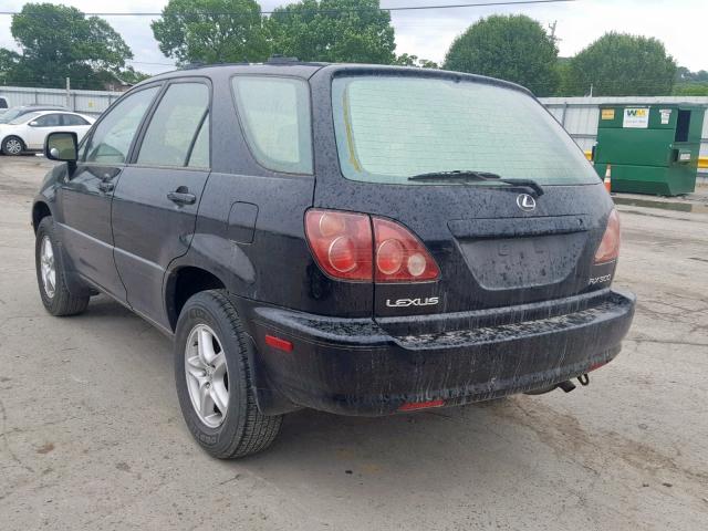 JT6HF10UXX0070276 - 1999 LEXUS RX 300 BLACK photo 3