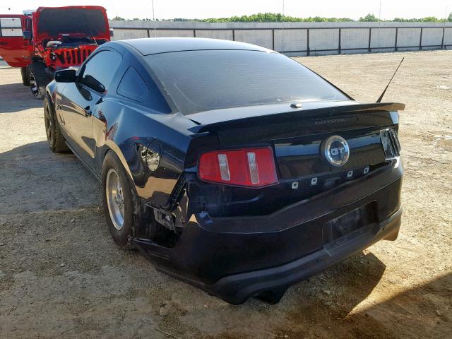 1ZVBP8CF8C5246270 - 2012 FORD MUSTANG GT BLACK photo 3