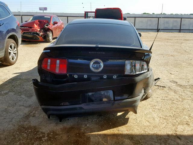 1ZVBP8CF8C5246270 - 2012 FORD MUSTANG GT BLACK photo 9