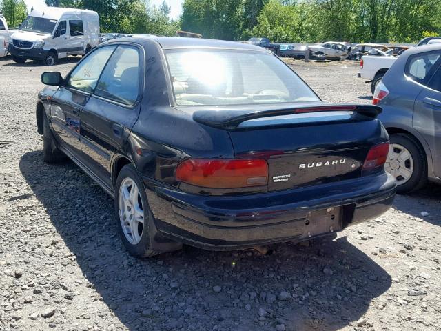 JF1GC4353XG503386 - 1999 SUBARU IMPREZA L BLACK photo 3