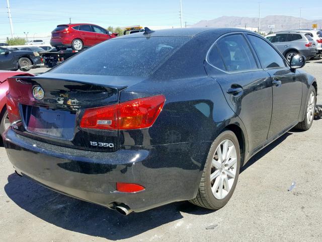 JTHBE262775017176 - 2007 LEXUS IS 350 BLACK photo 4