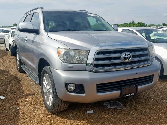 5TDBY67A48S001017 - 2008 TOYOTA SEQUOIA PL SILVER photo 1