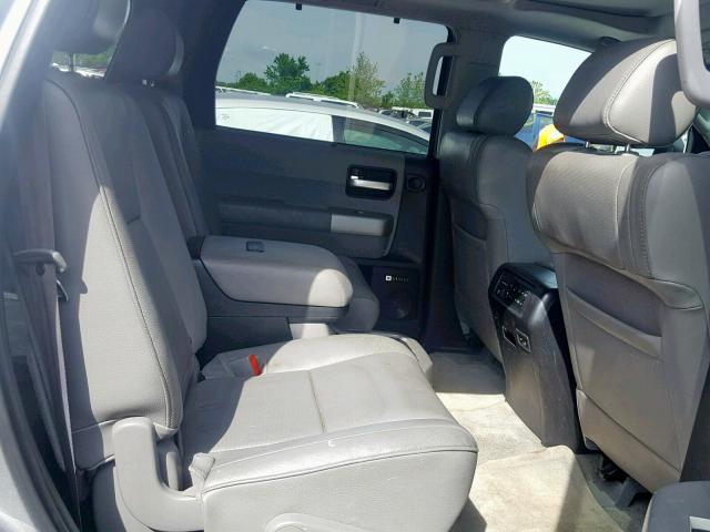 5TDBY67A48S001017 - 2008 TOYOTA SEQUOIA PL SILVER photo 6