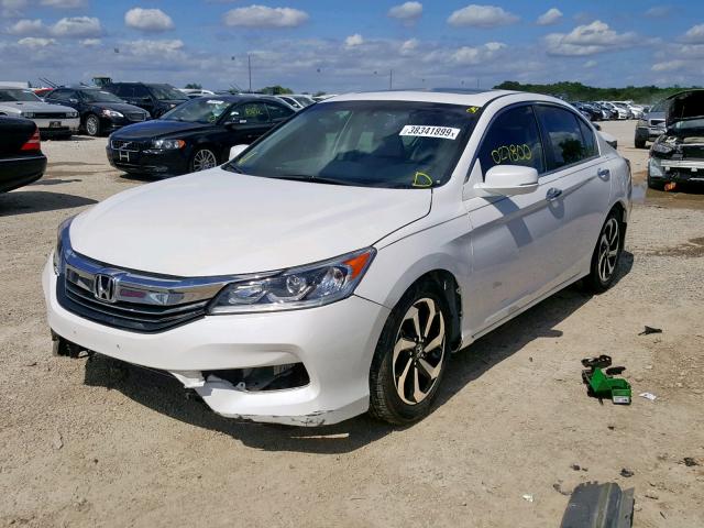 1HGCR2F8XHA028097 - 2017 HONDA ACCORD EXL WHITE photo 2