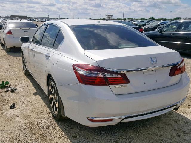 1HGCR2F8XHA028097 - 2017 HONDA ACCORD EXL WHITE photo 3