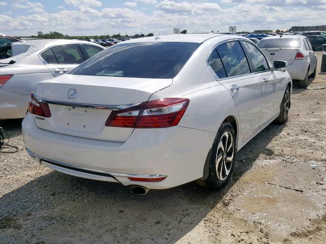 1HGCR2F8XHA028097 - 2017 HONDA ACCORD EXL WHITE photo 4