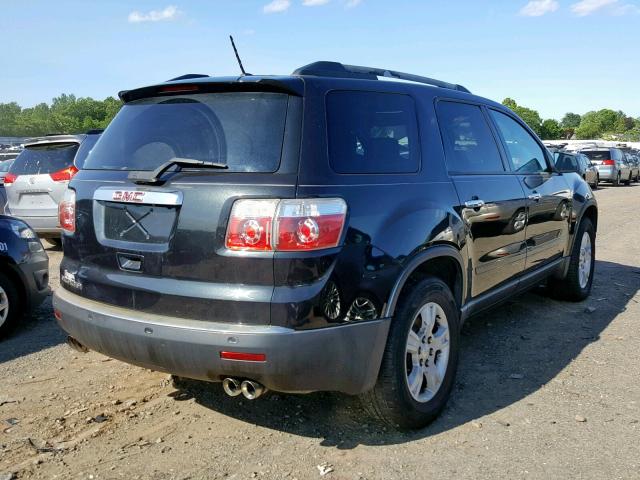 1GKLRLED3AJ105017 - 2010 GMC ACADIA SLE BLACK photo 4