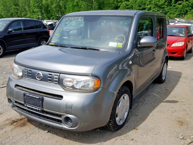 JN8AZ2KR1AT166114 - 2010 NISSAN CUBE BASE GRAY photo 2