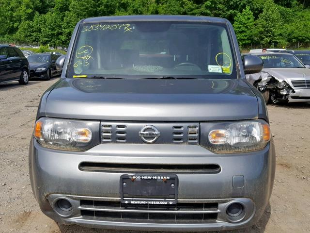 JN8AZ2KR1AT166114 - 2010 NISSAN CUBE BASE GRAY photo 9